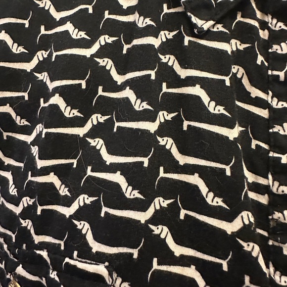 Vintage Jaclyn Smith Dachshund Print Button Up - Picture 7 of 15